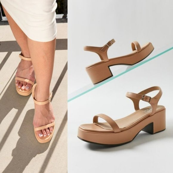 Anthropologie Seychelles Rest Assured Heeled Sandals Size 6 NWOT $119 - Picture 2 of 12